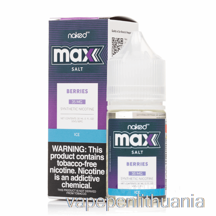 Ledo Uogos - Plika Max Druska - 30ml 35mg Vape Skystis